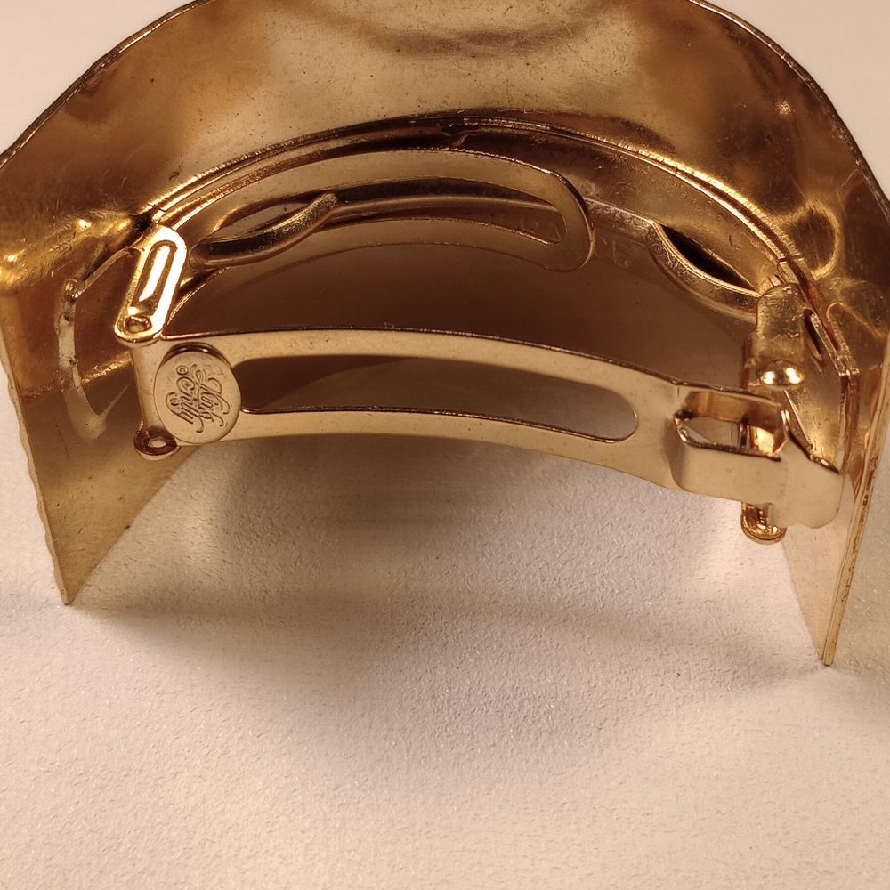 Kirks folly goldtone barrette - Picture 2 of 2